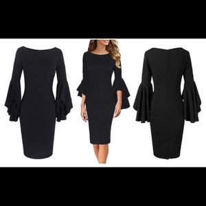 🖤Haute Edition Women’s Bell Sleeve Cocktail 🖤